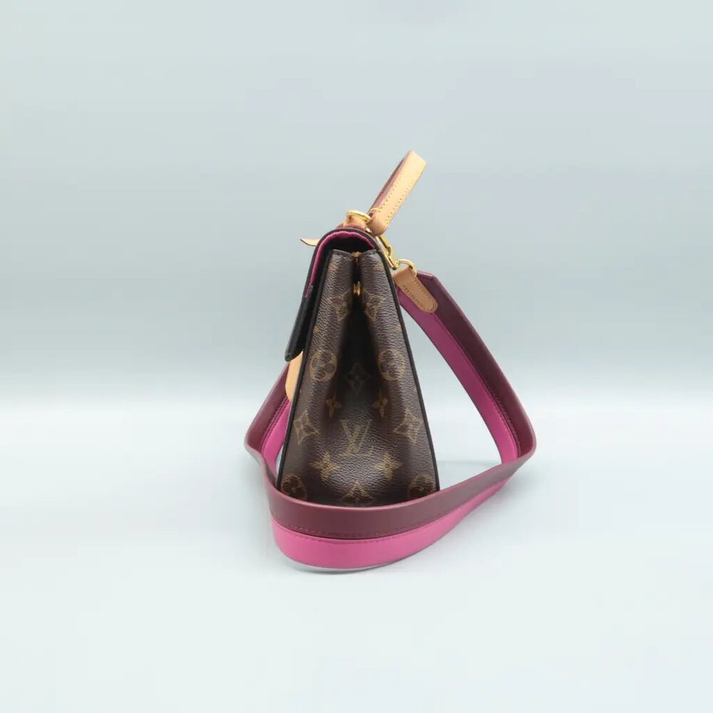 100% Authentic Louis Vuitton Cluny Brown Monogram Canvas Satchel - Picture 4 of 12
